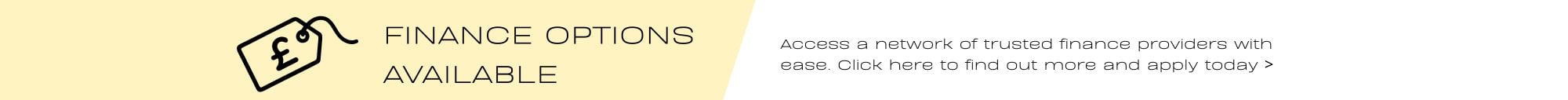 Finance options available